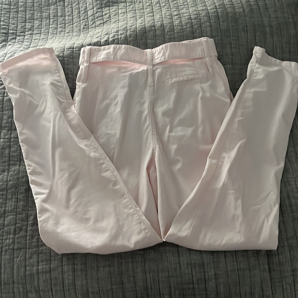 Maje Parissou Pale Pink Trouser Pants Tapered Stretch Cotton - Picture 9 of 10